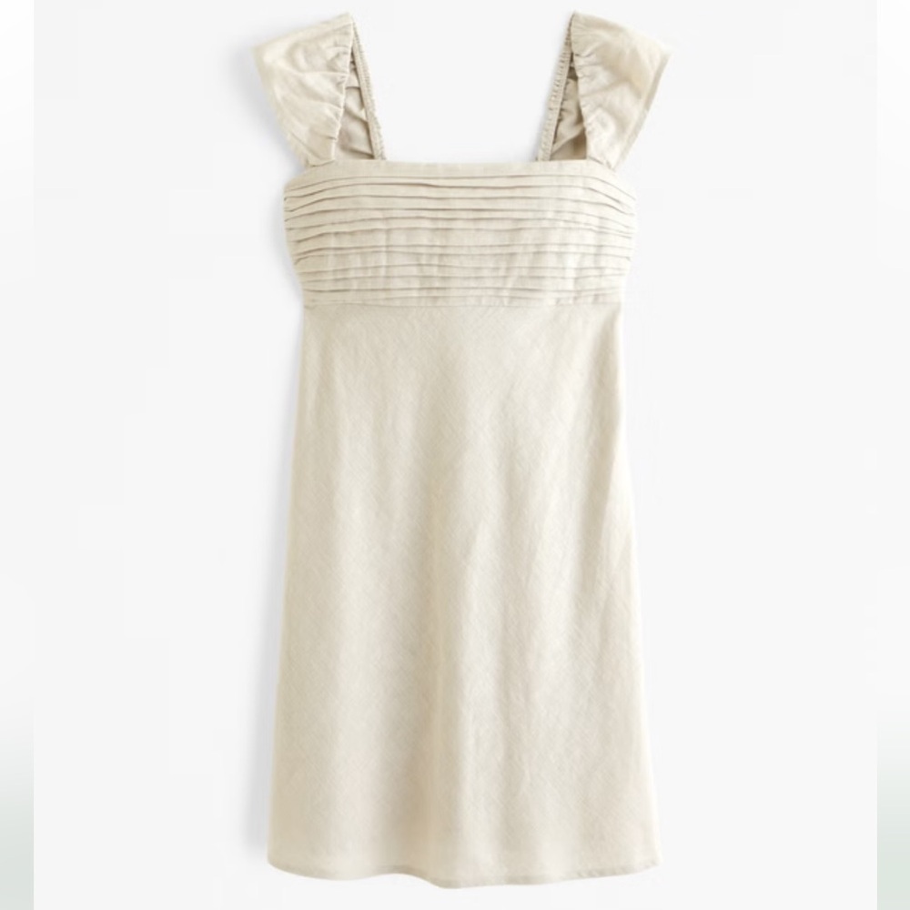 The A&F Emerson Cap Sleeve Mini Dress in Oatmeal size XLT